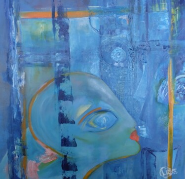 Pittura intitolato "TUMEME" da Lydia Robbes, Opera d'arte originale, Olio Montato su Telaio per barella in legno