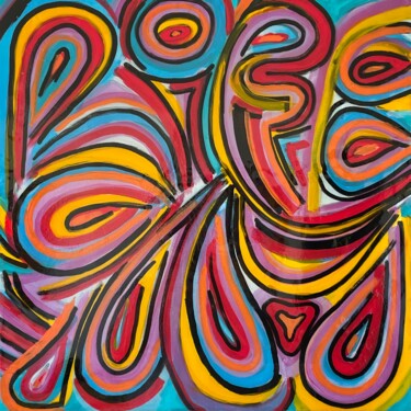 Peinture intitulée "Love Life the small" par Philippe Combis (PhilIppe CBS), Œuvre d'art originale, Acrylique