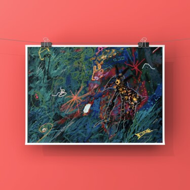 Digital Arts titled "Joconde" by Rossi Roberto, Original Artwork, Digital Painting