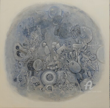 Peinture intitulée "Chaos" par Renée Tortet, Œuvre d'art originale, Acrylique