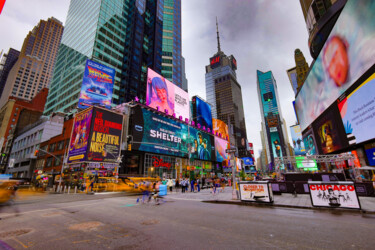 Photographie intitulée "Time square shelter" par Philippe Combis (PhilIppe CBS), Œuvre d'art originale, Photographie numériq…