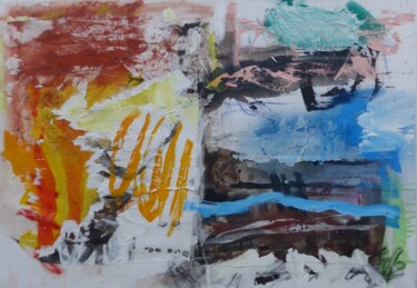 Peinture intitulée "Déchirance" par Joël Duprat, Œuvre d'art originale, Acrylique