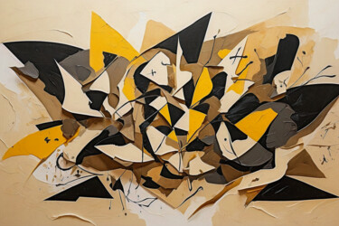 Digitale Kunst getiteld "An unknown truth" door Simon Dara, Origineel Kunstwerk, AI gegenereerde afbeelding
