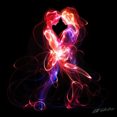 Luminate Near Me - Light Dance Arts numériques intitulée "Luminate Near Me -…" par Sykart Designs, Œuvre d'art originale, Image générée par l'IA