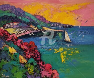 Peinture intitulée "Douceur méditerrané…" par Milorv, Œuvre d'art originale, Huile