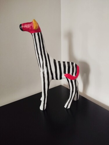 Sculpture intitulée "Baya" par Carole Carpier, Œuvre d'art originale, Acrylique