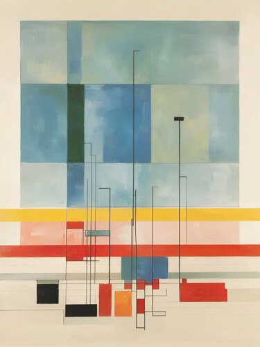 数字艺术 标题为“Abstract Expression…” 由Nabil Zeineddine, 原创艺术品, 数字油画