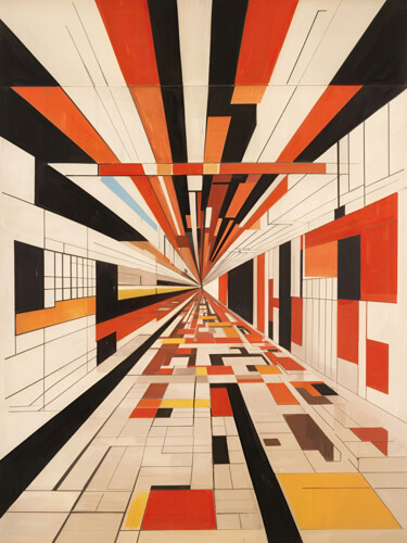 数字艺术 标题为“Abstract Expression…” 由Nabil Zeineddine, 原创艺术品, 数字油画