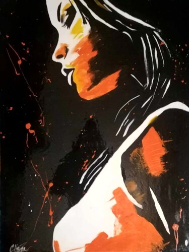 Peinture intitulée "Émergence Contrôlée" par Frédéric Font (Chroma), Œuvre d'art originale, Acrylique Monté sur Châssis en b…