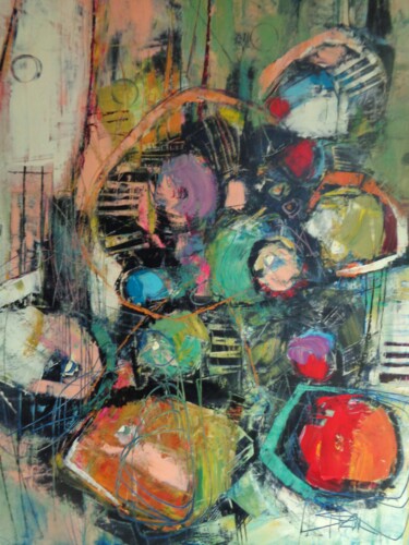 제목이 "MARBLES"인 미술작품 Sonja Brzak로, 원작, 기름