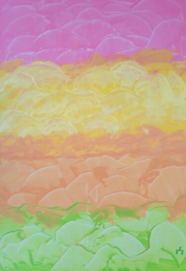 Peinture intitulée "LES PETALES DE SAVE…" par Pulsart, Œuvre d'art originale, Acrylique Monté sur Châssis en bois