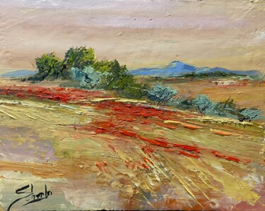 Ζωγραφική με τίτλο "douce provence" από Bernard Schembri, Αυθεντικά έργα τέχνης, Λάδι