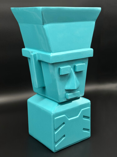 Scultura intitolato "Netza Poca" da Artotem, Opera d'arte originale, Metalli