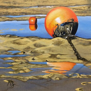 Peinture intitulée "Une place au soleil…" par M'Do, Œuvre d'art originale, Acrylique