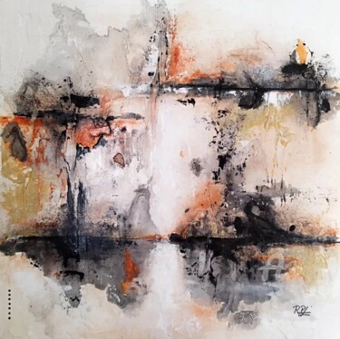 " COULEURS D'AUTOMNE " 绘画 标题为“" COULEURS D'AUTOMN…” 由R.P. De Laroque, 原创艺术品, 丙烯 安装在木质担架架上