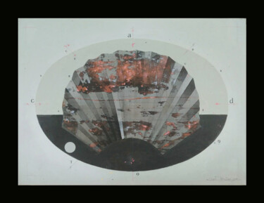 Schilderij getiteld "STILL LIFE WITH FAN…" door Levan Mekhuzla, Origineel Kunstwerk, Acryl
