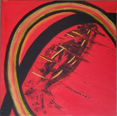 Peinture intitulée "Dynamisme" par Thérèse Soriano, Œuvre d'art originale, Acrylique Monté sur Châssis en bois
