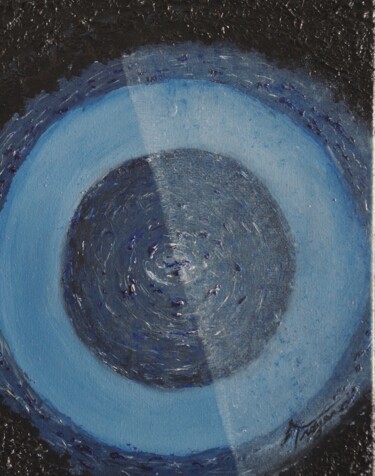 Pintura intitulada ""Water and Sky" (Da…" por Andrew Troyer, Jr, Obras de arte originais, Óleo Montado em Armação em madeira