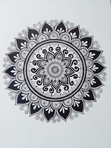 제목이 "Mandala Decisões"인 그림 Adriana Assanuma로, 원작, 잉크