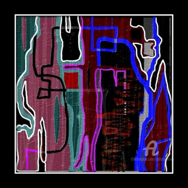 数字艺术 标题为“VARIATION "290"” 由Christa Kloß, 原创艺术品, 数字油画