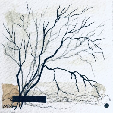 Arbres abstraits 02 Painting titled "Arbres abstraits 02" by Artstudio29, Original Artwork, Acrylic