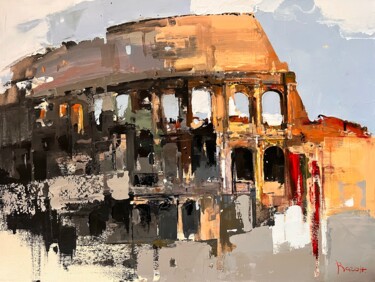 绘画 标题为“Fall of Rome” 由Vahan Shahbazyan, 原创艺术品, 油