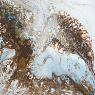 Painting titled "ЗОЛОТОЙ БРИЗ" by Ulia Golyseva, Original Artwork, Acrylic