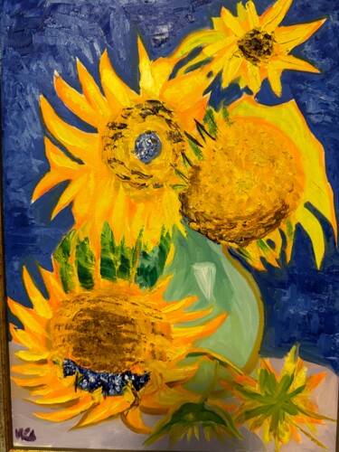 Painting titled "Reproduction Of Van…" by Isa Elixir, Original Artwork, Oil