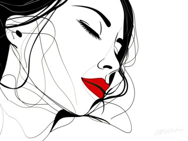 数字艺术 标题为“Woman Feels Beautif…” 由Sykart Designs, 原创艺术品, AI生成的图像