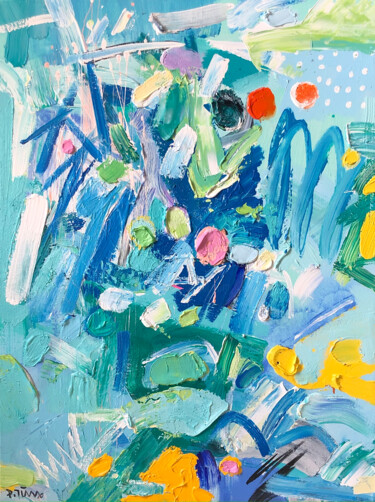 Painting titled "Untitled #12" by Tung Duc Pham, Original Artwork, Acrylic