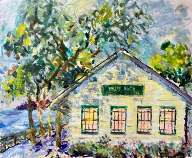 제목이 "The White Rock Muse…"인 미술작품 Coco Tan로, 원작, 기름