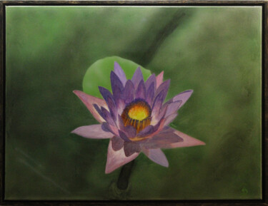 Peinture intitulée "335 - Lotus - 33509…" par Gdlapalette, Œuvre d'art originale, Acrylique Monté sur Châssis en bois