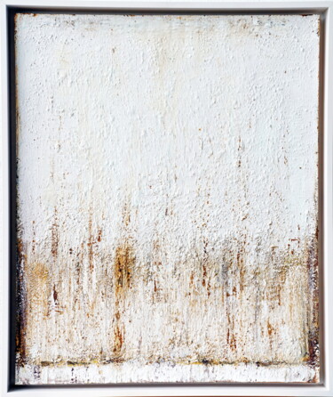 Malerei mit dem Titel "No. 2008_Texture bo…" von Guido Lötscher, Original-Kunstwerk, Öl Auf Holzplatte montiert