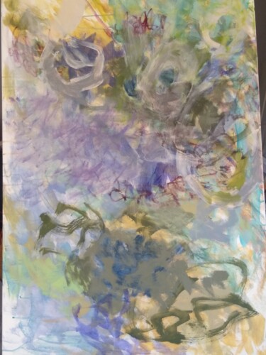 Peinture intitulée "Marée basse." par Mireille Naxara, Œuvre d'art originale, Acrylique