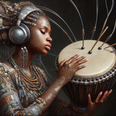 Digital Arts titled "GodsOfRhythm.T." by Artportal1618, Original Artwork, AI generated image