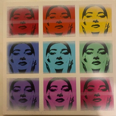 Collagen mit dem Titel "La Divina Collage" von Jerome Cholet, Original-Kunstwerk, Collagen