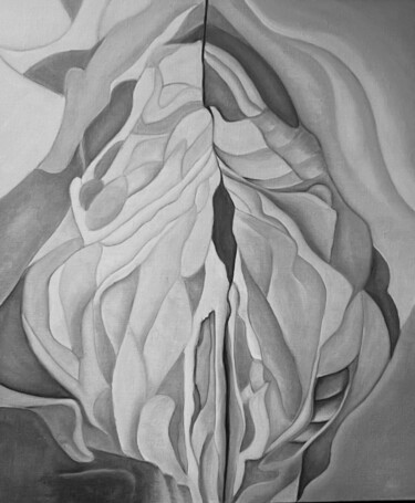 Peinture intitulée "Abstraction 1" par Jchadima, Œuvre d'art originale, Huile Monté sur Châssis en bois