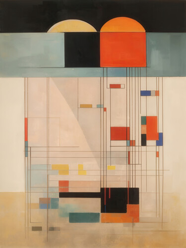 数字艺术 标题为“Abstract Expression…” 由Nabil Zeineddine, 原创艺术品, 数字油画