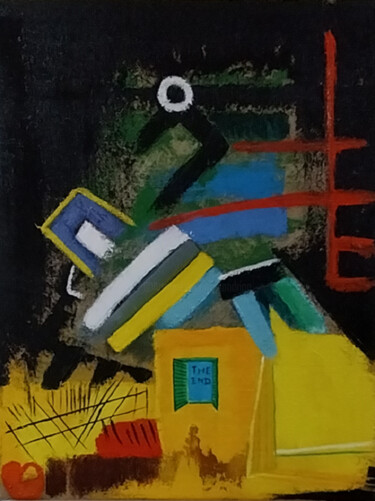 Peinture intitulée "Checkpoint Intercon…" par Sandro Sabatini, Œuvre d'art originale, Huile