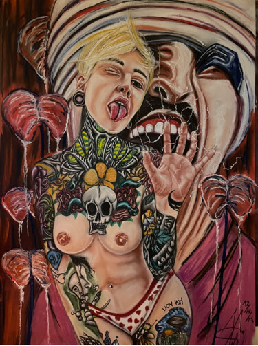 Self Esteem 图画 标题为“Self Esteem” 由Mikiart, 原创艺术品, 粉彩