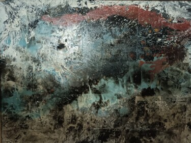 Pittura intitolato "Senza titolo4" da Guido Guzzo, Opera d'arte originale, Smalto