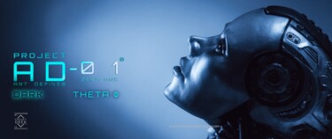 Project AD-01-Art Defines Zero One Theta DT-1L1-No. 01 雕塑 标题为“Project AD-01-Art D…” 由Freaky-Deek, 原创艺术品, 铸件