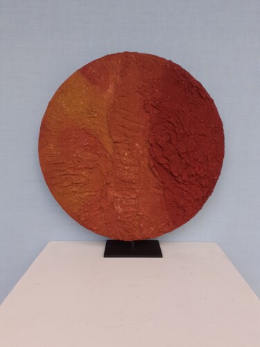 「Mars .」というタイトルの彫刻 Patrick Neelによって, オリジナルのアートワーク, 金属 金属にマウント