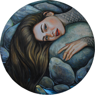 绘画 标题为“Solitude” 由Ellada Ismayil, 原创艺术品, 油 安装在木质担架架上