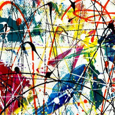 Kaoru - Abstraction - Abstract Art - Abstrait - Mouvement Peinture intitulée "Kaoru - Abstraction…" par Davidian Gotis Abstraction Abstraite, Œuvre d'art originale, Acrylique