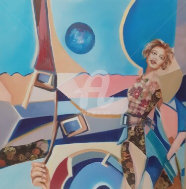 Peinture intitulée "Levoillier" par Ahmed Zaibi, Œuvre d'art originale, Huile