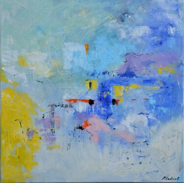 Schilderij getiteld "Sweet awakening" door Pol Ledent, Origineel Kunstwerk, Olie Gemonteerd op Frame voor houten brancard