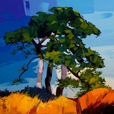 Painting titled "Trio" by Pierrick Tual, Original Artwork, Oil