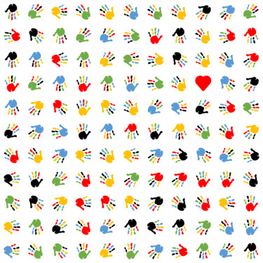 Digitale Kunst mit dem Titel "Momma Loves Her Baby" von Dr. Matthias Kerling, Original-Kunstwerk, 2D digitale Arbeit