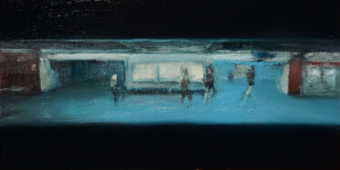 Peinture intitulée "RER 23" par Manuel Leonardi, Œuvre d'art originale, Huile